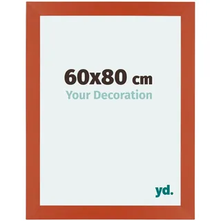 yd. Bilderrahmen 60x80 cm Orange - Holz Rahmen Mura