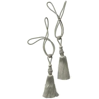 JOTEX Sukie Raffhalter mit Quasten, 2 St. Grau