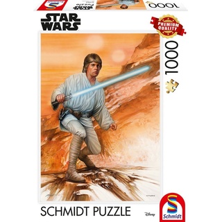 Schmidt Spiele Puzzle Kinkade Star Wars Monte Moore Fearless 57592, 1000 Puzzleteile