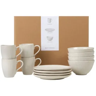 Broste Copenhagen Frühstücksset Nordic Vanilla 12 Stück beige/weiß
