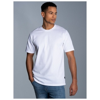Trigema T-Shirt TRIGEMA T-Shirt in Piqué-Qualität (1-tlg) weiß