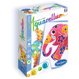 Sentosphère Aquarellum Mini Elefanten 9 St. mehrfarbig