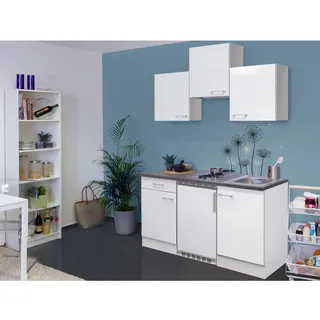 Flex-Well Küchenzeile Lucca 150,5 cm Weiß