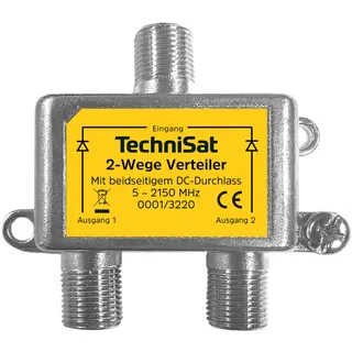 TechniSat 2-Wege-Verteiler 5–2150 MHz Sat Signal Splitter