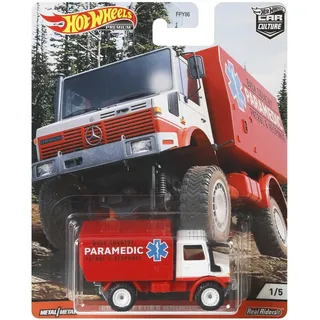 Hot Wheels Real Riders  ́88 Mercedes Unimog U1300 1:64