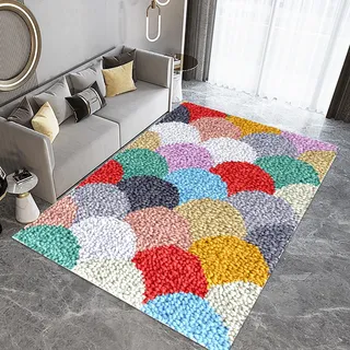 Knüpfteppich Zum Selber Knüpfen-Sets Groß, Latch Hook Rug, Vorgedrucktes Muster Leinwand Teppich Stickerei Handwerk Für Erwachsene Handarbeiten diy Teppich Handarbeit Selbst Knüpfen Set 40 x 70 cm