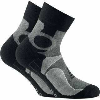 Rohner Trekking Quarter Socken 2er Pack Grau 39-42