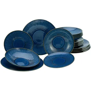 CreaTable Sea Breeze Geschirrset 18-tlg. blau