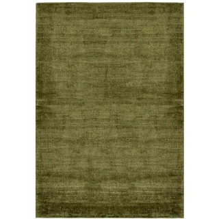 Tom Tailor Shine uni Handwebteppich 85 x 155 cm Grün