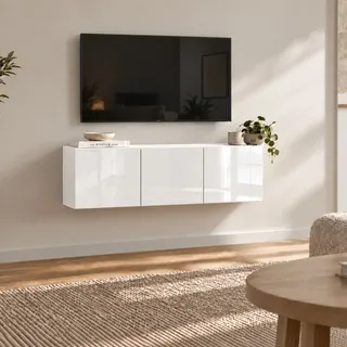 borchardt Möbel Vaasa Lowboard 114 cm Weiß Holzwerkstoff