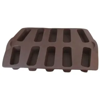 TUPPERWARE Backform TUPPERWARE Silikonform Mini Küchlein braun