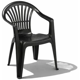 Mojawo Altea Stapelstuhl 56 x 54 x 80 cm grau