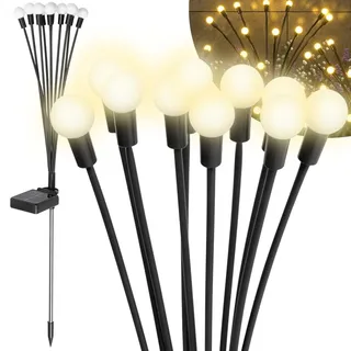 REBEL Solar-Gartenleuchte Metall 70 cm 1er Set mehrfarbig