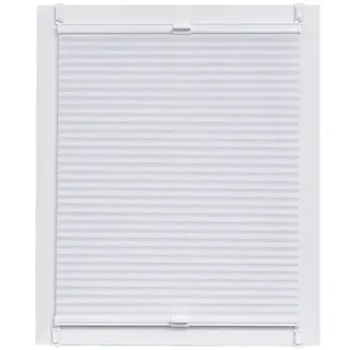 Büscher Sunlines Wabenplissee Verdunkelung 90 cm breit weiß, 90x150 cm