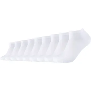 CAMANO Sneakersocken 9er Pack Weiß 39-42