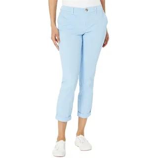 Tommy Hilfiger Relaxed Fit Hampton Chinohose für Damen, Standard und Übergröße, Breeze, 2 - 2