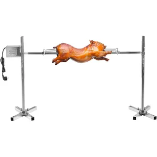 Spanferkelgrill elektisch Drehspieß mit Motor Lammgrill Edelstahl 25 kg