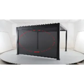 MWH Lino Vorhang Wand Matt Grey - Matt grey