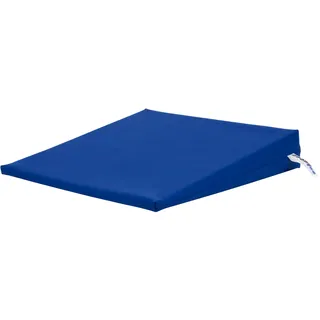 Sport-Tec Sitzkeilkissen VB 120 Sitzkissen Orthopädisch Keilkissen mit Kunstlederbezug, Auto Sitz Kissen, Büro Sitz Kissen, Sitzkeil, Blau