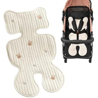 Buggy Einlage Sommer, HOVCEH Universal Anti Schwitz Sitzauflage Buggy Sommer, Waschbar Kinderwagen Einlage Sommer für Kindersitz, Buggy, Babyschale