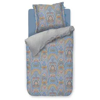 PiP Studio Bettwäsche Jabali Bettwäsche blau 155x220cm (1 Set)