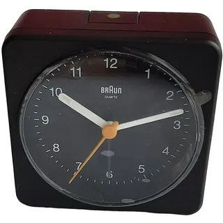 Braun BC03B Analog Quarzwecker/Wecker/Reisewecker Scharz mit Crescendo-Alarm