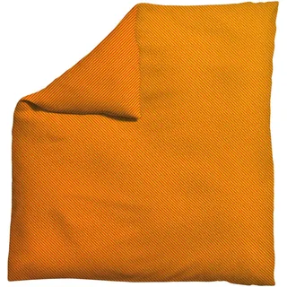 schlafgut Woven Fade Satin gestreift Baumwolle Orange 200 x 200 cm