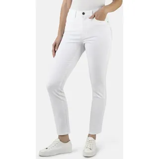 STOOKER WOMEN 5-Pocket-Jeans Milano Denim Magic Shape Fit Casual Clean Wash Denim Jeans Magic Shape Effekt für Damen weiß 40