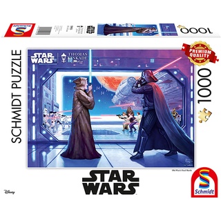 Schmidt Spiele 1.000tlg. Puzzle "Star Wars, Obi Wan's Final Battle" - ab 12 Jahren