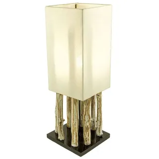levandeo Tischlampe Treibholz Weiß
