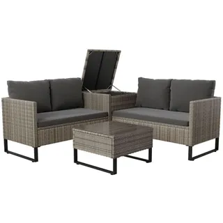 Juskys  Santorini Set 10-tlg. grau