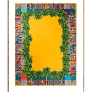 Excelsa Tischdecke Le Cirque du Marrakech 140 x 240 cm Bunt