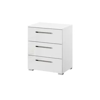 Sconto Nachttisch Aldono ¦ weiß ¦ Maße cm B: 50 H: 61 T: 42.0