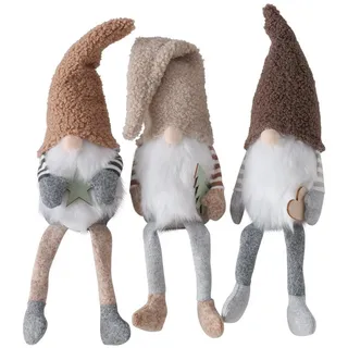 BOLTZE Weihnachtsfigur Tillmann Kantenhocker Wichtel sortiert mehrfarbig 35cm (1 Stück) bunt