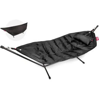 FATBOY Hängematte Fatboy Hängematten-Set Deluxe Schwarz mit Gestell