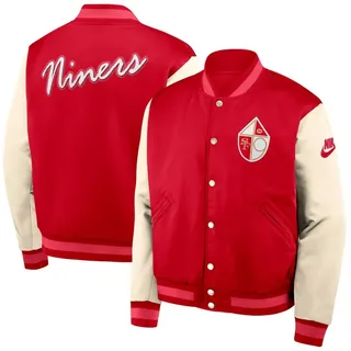 Nike Collegejacke Nike Collegejacke San Francisco 49ers Nike Legacy Bomber Jacket rot L