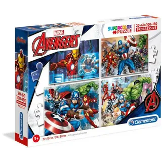 Puzzle 4w1. Supercolor. Avengers