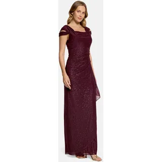 Vera Mont Abendkleid Glitzer-Look Grau 38