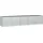 400 x 80 x 77 cm Silber