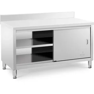 Royal Catering Edelstahl-Arbeitsschrank ECO 150 x 70 cm