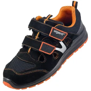 Urgent Leichte Arbeitsschuhe Sicherheitssandale Unisex Urgent Stahlkappe (309S1) Gr. 40 - Schwarz - 40