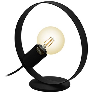 EGLO LED Tischleuchte Frijolas, Leuchtmittel exklusive, Tischleuchte industrial, Nachttischlampe Wohnzimmerlampe, E27 Fassung