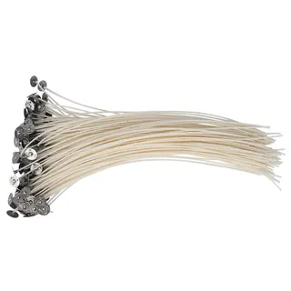 100 Umweltfreundliche Dochte Für Handgefertigte Kerzen, Rauchfrei, 25 Cm, 100er-packung