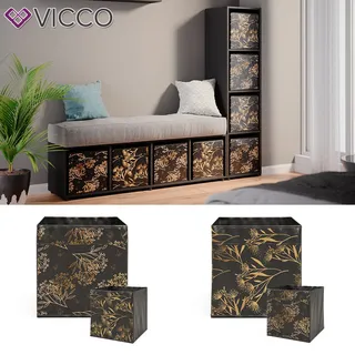 Vicco Raumteiler Ludus 36 x 145 cm Schwarz