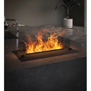 Infire Elektrokamin INVAPO Insert Elektrokamineinsatz, Wasserdampfkamin mit 3D Flammeneffekt 700 cm