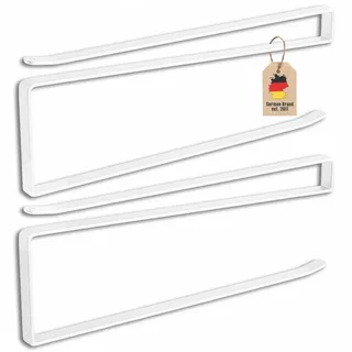 Intirilife Z-Form Papierrollenhalter 2er-Set Weiß