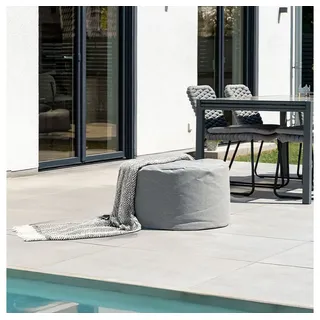 HOME DELUXE Sitzsack XXL Outdoor Sitzsack CLOUD, wetterfest, Bodenkissen, Bean Bag, Outdoor Sessel grau|silberfarben