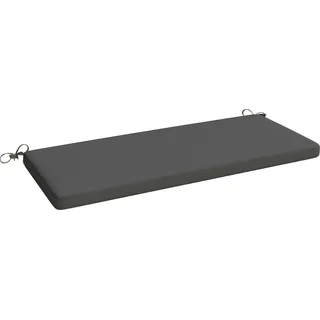 Sitzkissen Für Den Innen- Und Außenbereich, Abnehmbarer Bezug, Dunkelgrau, 110 X 46 X 6,5 Cm, Für Garten, Terrasse, Balkon, Komfortabel Und Langlebig.