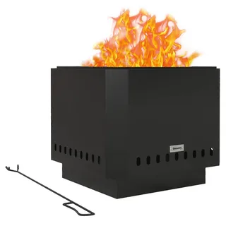 Outsunny Feuerschale Ø 48 cm Schwarz