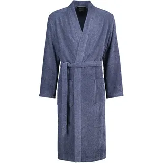 CAWÖ Streifen Bademantel Blau S